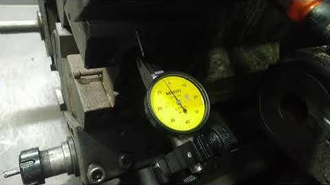 CNC MACHINE TURRET RUNOUT CHECKING #CNC #MACHINING