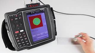 PHAsis Phased Array Spot Weld Inspection Device - Inspection using a test plan