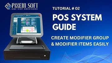 Create Modifier Group & Modifier Items Easily | POS for Small Business