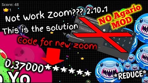 How to fix not work zoom agario 2.10.1 and others | No Agar.io Mod | Zoom | Agar.io Mobile | Indo