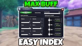 How to Easily Max out Index Milestone Buff (NO LIMITED ITEMS) in Sailor Piece Roblox screenshot 4