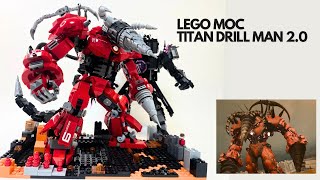 Lego MOC_Titan Drill man 2.0 (Skibidi toilet multiverse_Dom Studio) 타이탄드릴맨