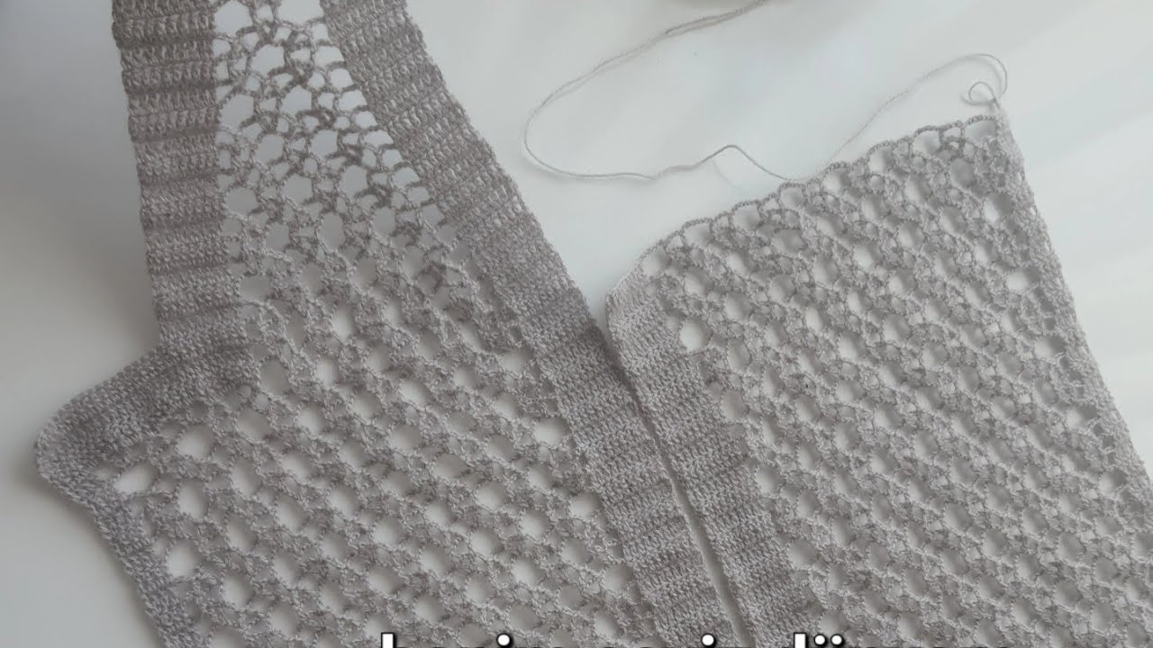 YEPYENİ MEVSİMLİK YELEK MODELİ 2.BÖLÜM KOLTUK VE YAKA KESİMİ