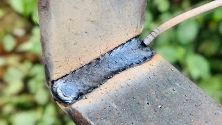 Only few people know the technique of welding the plate in 2F position | arc welding