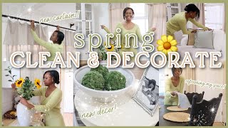 SPRING CLEAN &amp; DECORATE WITH ME 2024 🌼| Spring Refresh,Cleaning Motivation &amp; Decor Ideas #FIXERUPPER