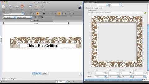 Another border-image demo in BlueGriffon