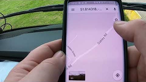 PART 1: Using longitude/latitude values with Tomtom satnav and Google maps