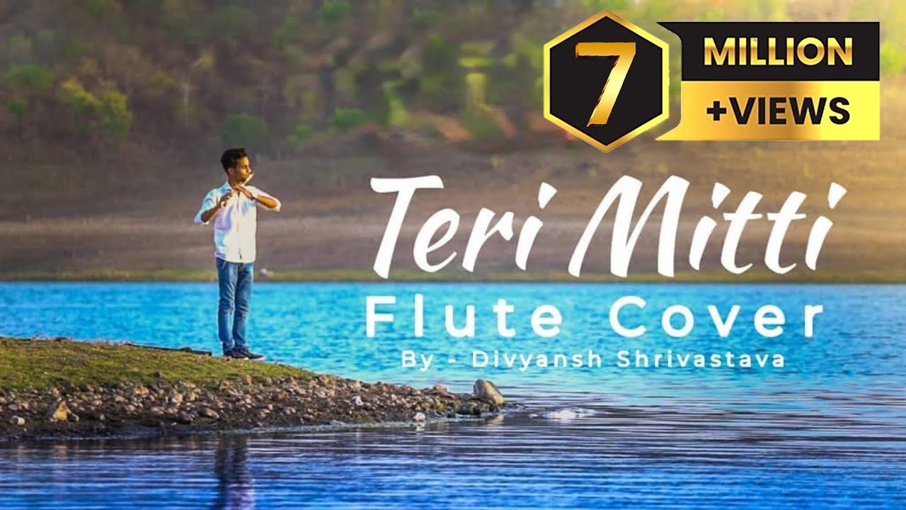 Teri Mitti flute cover instrumental | kesari | Divyansh  Shrivastava |akshay kumar& parineeti chopra