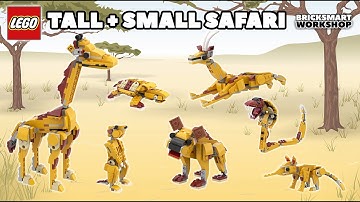 Tall and Small Safari LEGO 31112 Alternates