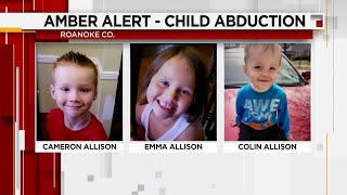 Amber Alert issued for three Roanoke County children