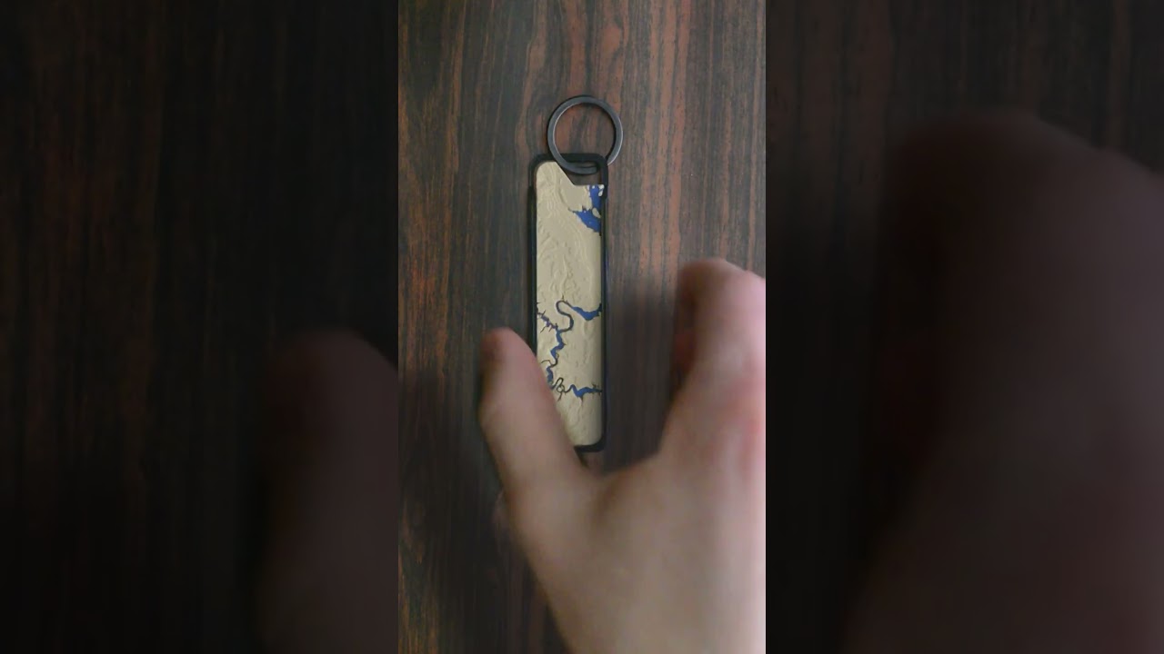 Your keys need one of these custom 3D Maps #3dprinting #blender3ddesign #qgis