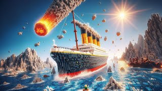 TITANIC and Ships vs ASTEROID Strike - Teardown