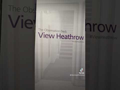 Heathrow Terminal 4 Observation Deck #traveltips #travel #heathrow #heathrowairport