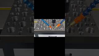 🎥 Air & Oil Tapping Machine Demo | Auto Lubrication 💧 + Chip Removal 🌬️
