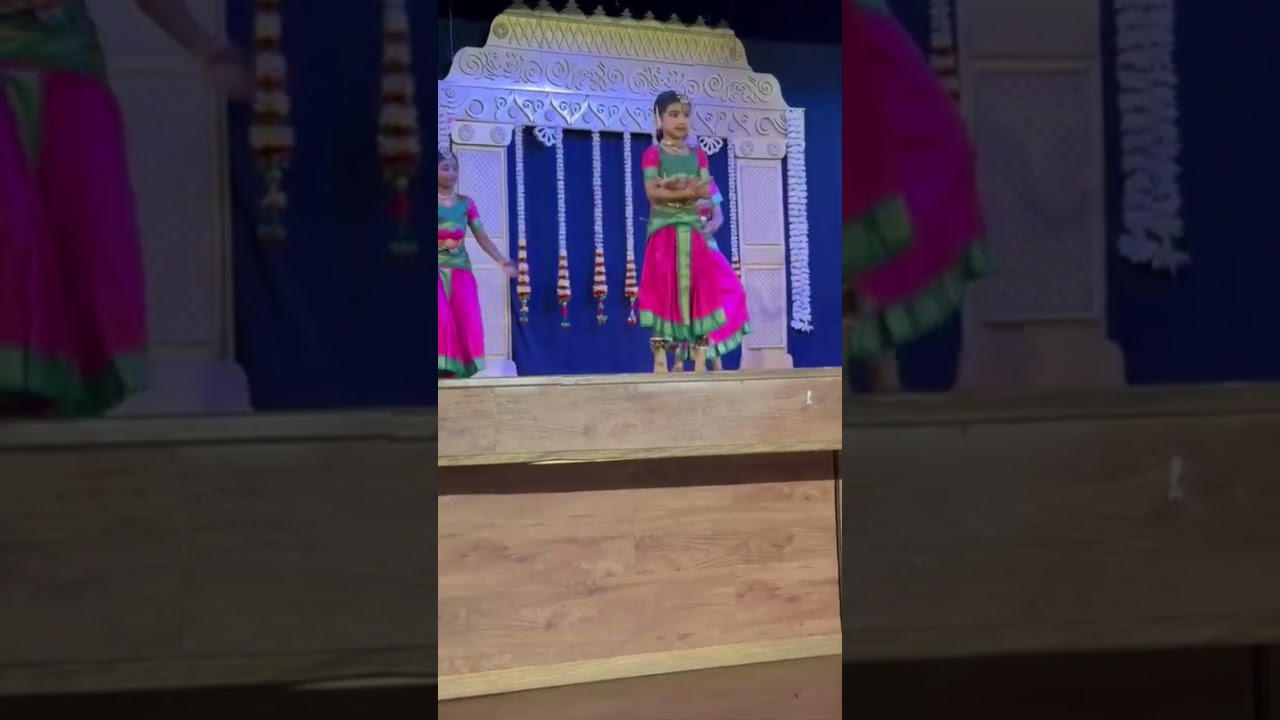 Very graceful perfomance of cute girls