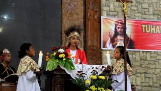 Ketika Citra Scholastika Bermazmur di Gereja Katedral Sorong