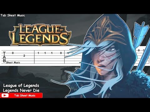 League of Legends - Legends Never Die Guitar Tutorial (ft. Against The Current)