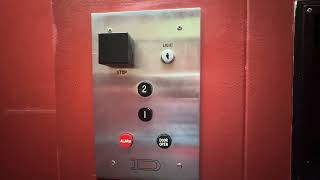 VINTAGE Dover Black Button Hydraulic Elevator/Lift @ Manitou Galleries Santa Fe NM