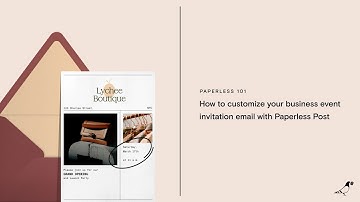 How to customize your event invitation email with Paperless Post