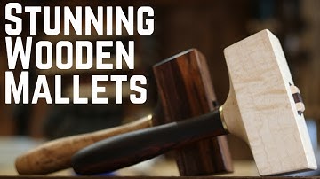 Building Beautiful Wooden Mallets!!! How To // Woodworking // DIY
