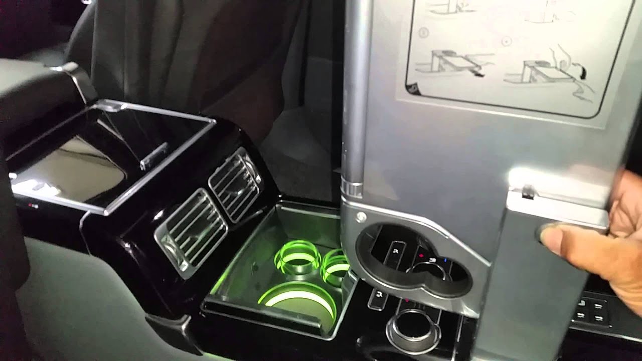 15 Range Rover L Autobiography rear console - YouTube