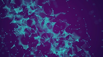 Lines and dots, abstract geometrical background footage with moving / 4K / 60fps / Free download