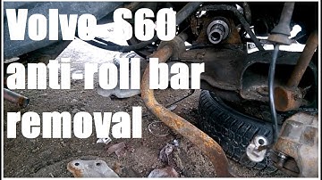 Volvo S60 V70  Front Anti-Roll (Sway) Bar Removal tips  2001-2009
