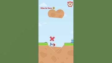 Slice to save level 23 #gaming #funny #ytviral #shorts