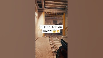 GLOCK ACE on Train?! 😱💥 #cs2 #shorts