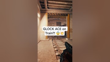 GLOCK ACE on Train?! 😱💥 #cs2 #shorts