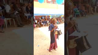 Outgoing head girl, delivering her speech during DRS 2021 graduation ceremony.