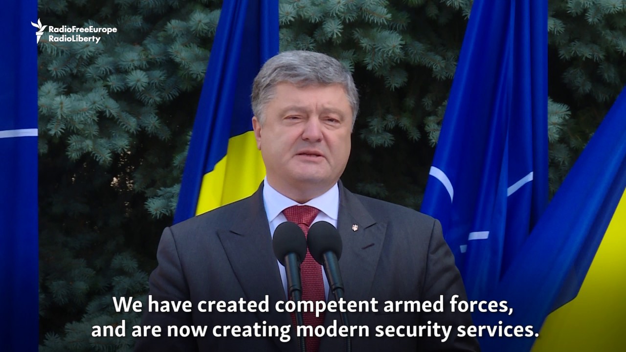 Poroshenko Says Ukraine To Meet NATO Standards By 2020