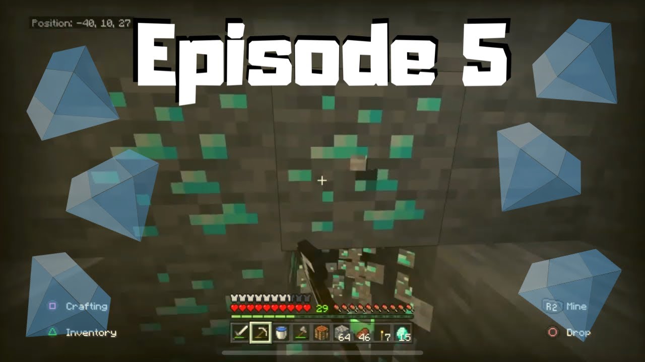 Minecraft Lets Play! - Episode 5: Diamonds, Diamonds and More Diamonds ...