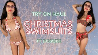 Sexy Christmas Swimsuit Try On Haul Ft Dossier