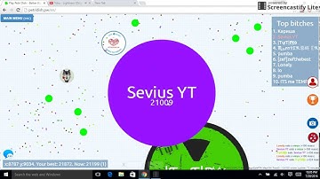 (Modded Agar.io Server) Instant MERGE! 20k GamePlay.