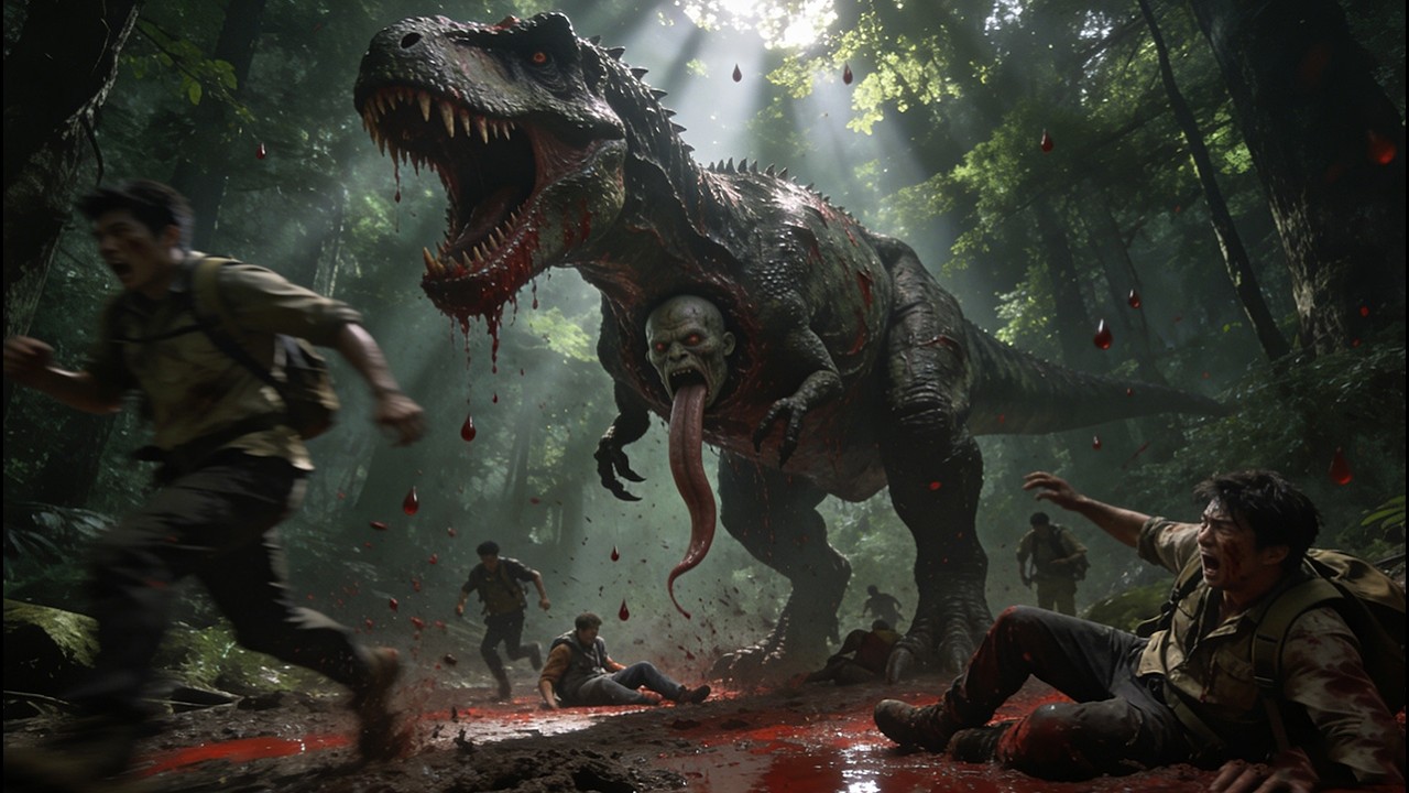 【FULL MOVIE】基因實驗失控！恐龍狂暴獵殺，全城陷入絕境大逃亡！