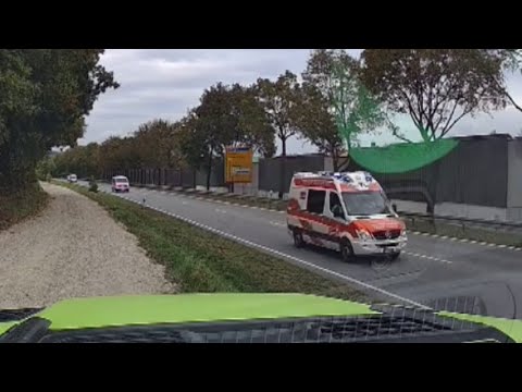 [ROSTOCK] RTW + NEF Einsatzfahrt am Strande | Ambulance + Emergency doctor responding code 3