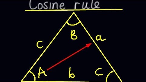 Solving a triangle 📐 using cosine rule  #maths #trigonometry #mathematics #foryou