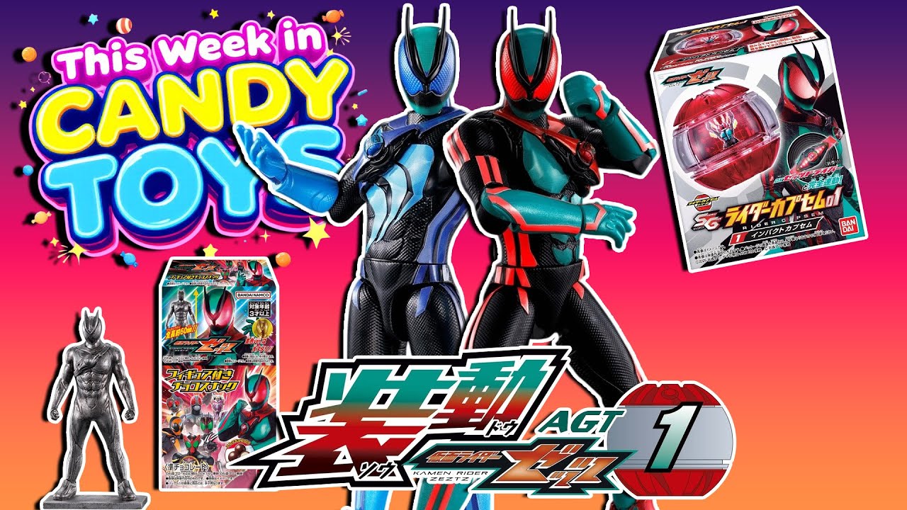 First Look At Kamen Rider Zeztz Candy Toys | This Week In