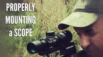 How To: Mount a Rifle or Crossbow Scope