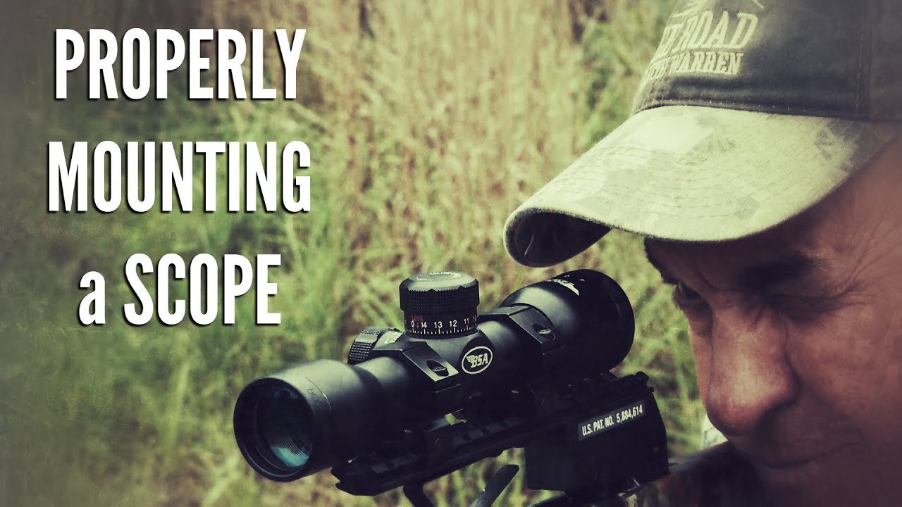 How To Mount A Crossbow Scope