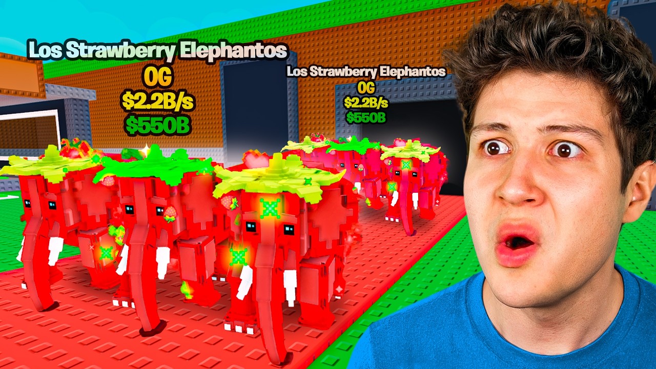 Conseguí a Los STRAWBERRY ELEPHANTS! 🍓🐘 (Steal a Brainrot)