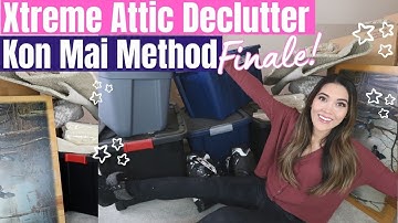 DECLUTTER & ORGANIZE ATTIC FINALE! | Mai Zimmy Decluttering & Organizing Motivation