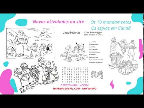 Atividades bíblicas para imprimir
