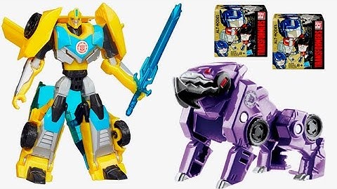 Lots of Surprises!! Bumblebee VS Underbite Transformers Robots in Disguise Clash of the Transformer