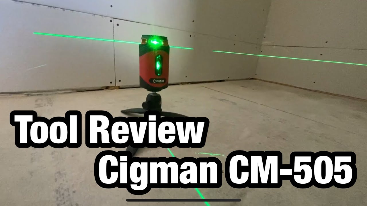 Cigman CM 505, Top Entry Level Laser Lever For PLUMBERS Tool Review