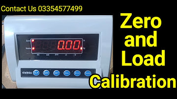 How to Calibrate Omega Indicator Zero & Load | Step-by-Step Guide