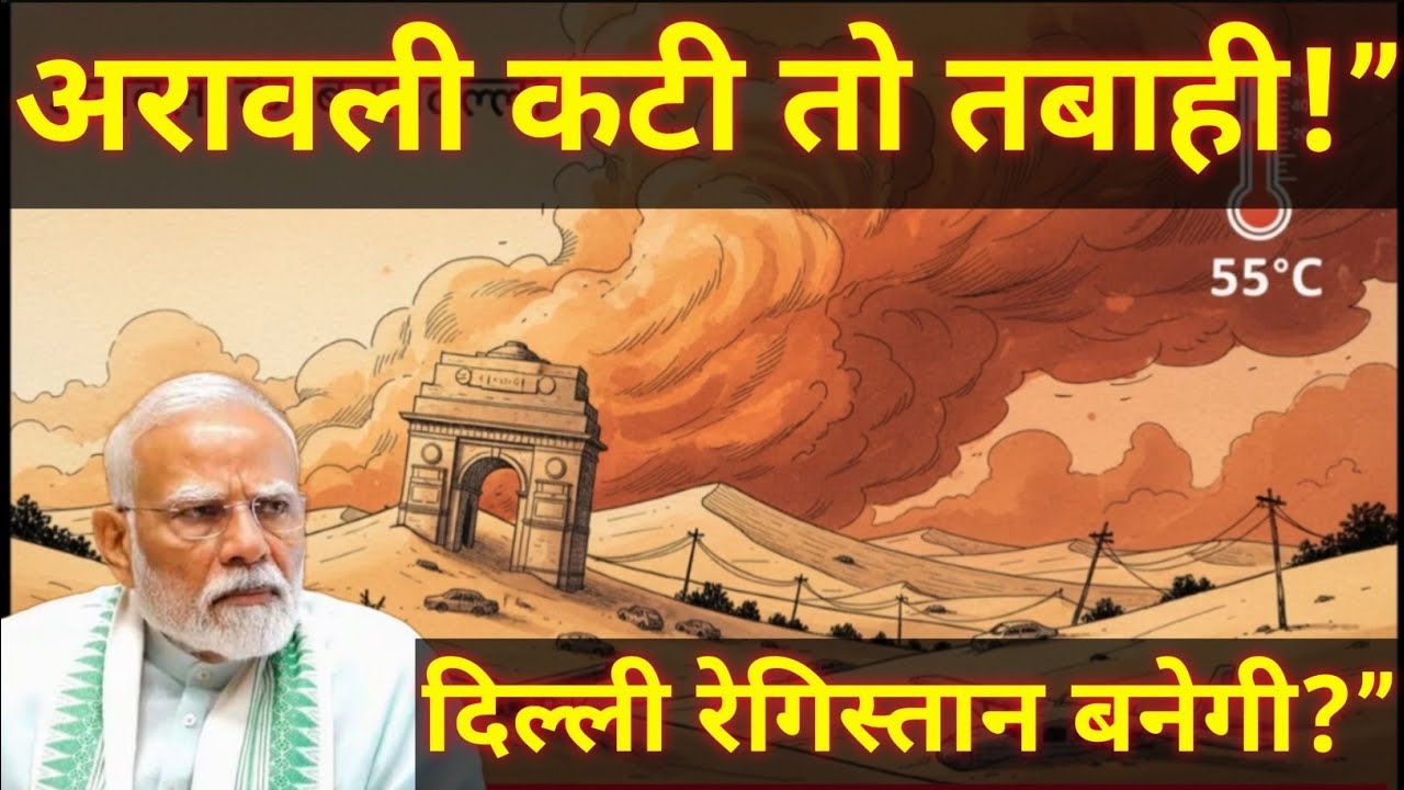 अरावली पर्वत काटे गए तो भारत भुगतेगा सजा | Delhi Dust Bowl | Flood Disaster Explained