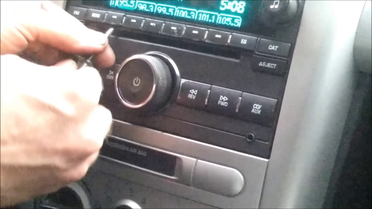 Chevy Cobalt Pontiac G4 radio button replacement