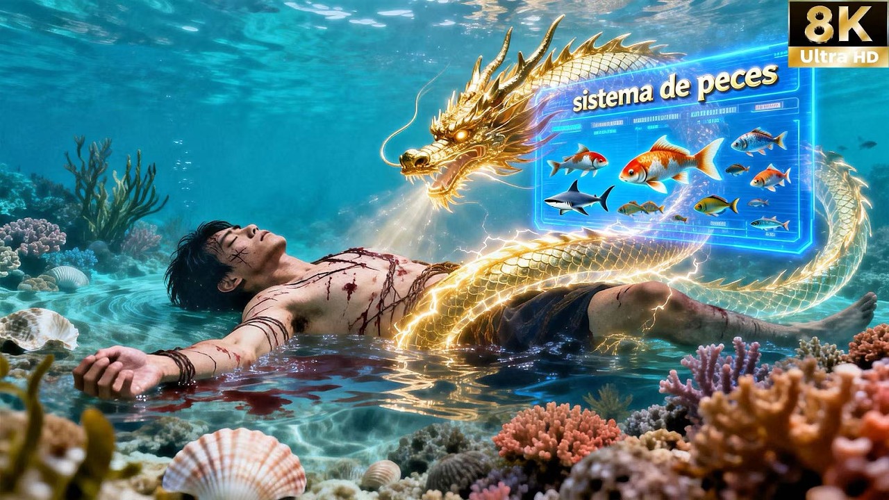 Arrojado al mar, renace como pez con sistema de evolución; su ex se arrepiente.